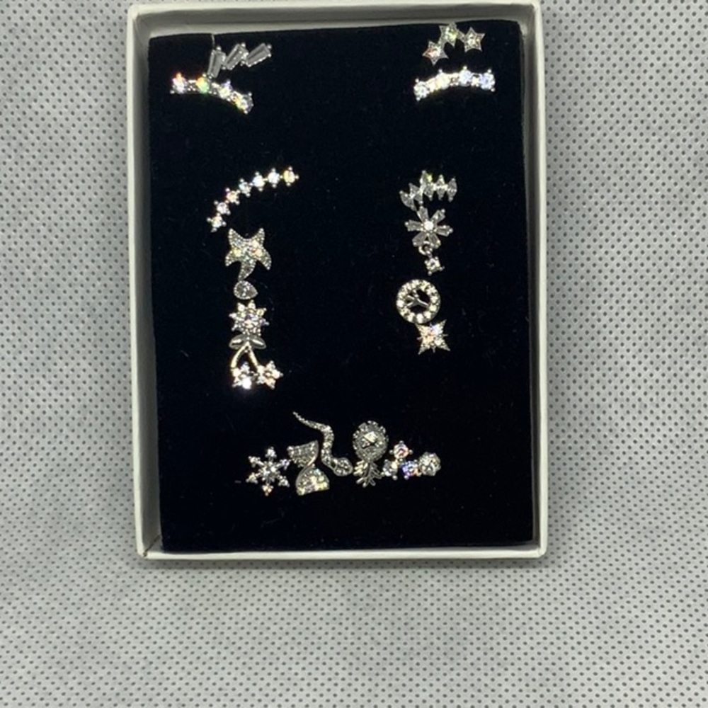 Ear piercings with screw backs